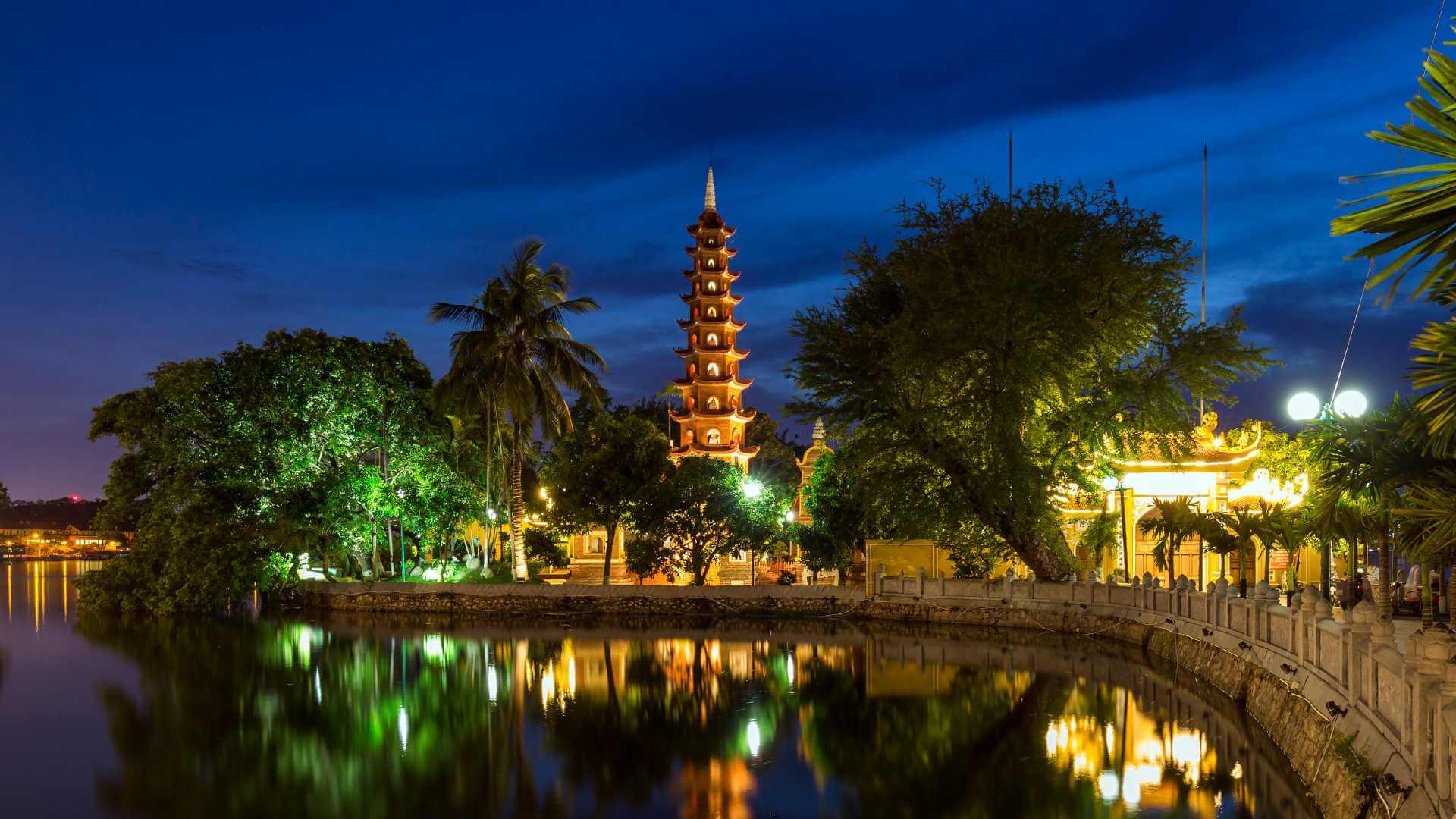 Hanoi at night Vietnam