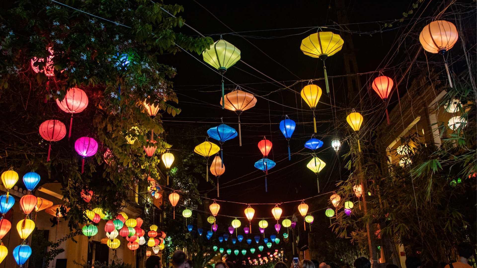 Hoi An at night Vietnam