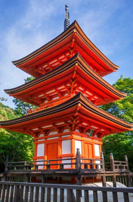 Kiyomizu dera Kyoto Japan Asia holiday Guide