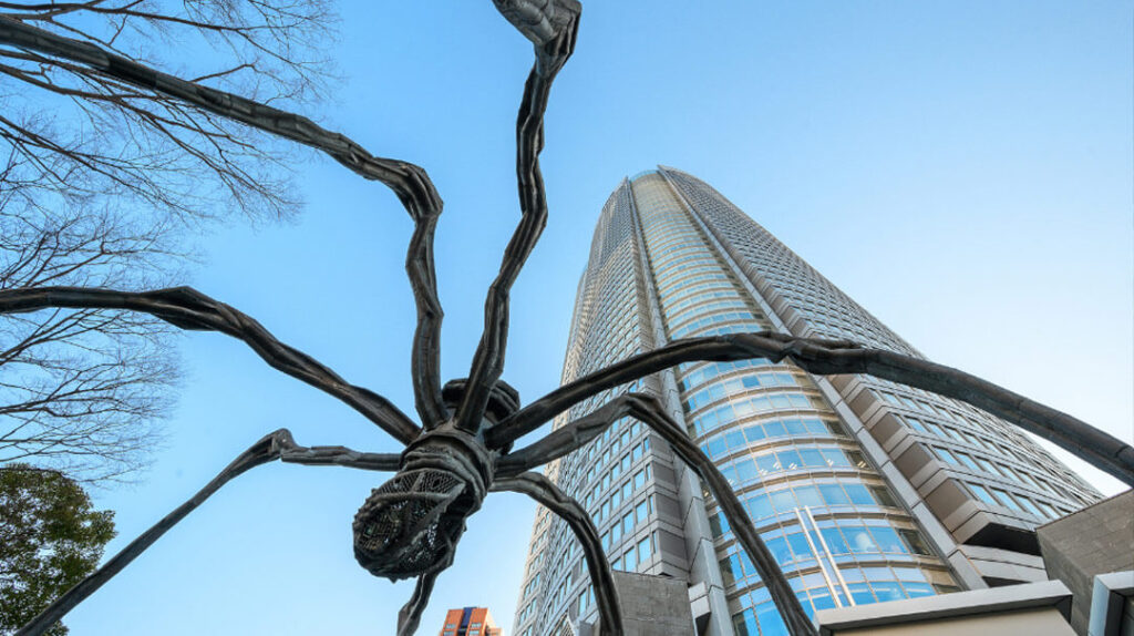 Maman Spider Sculpture Roppongi Hills Tokyo Japan Guide