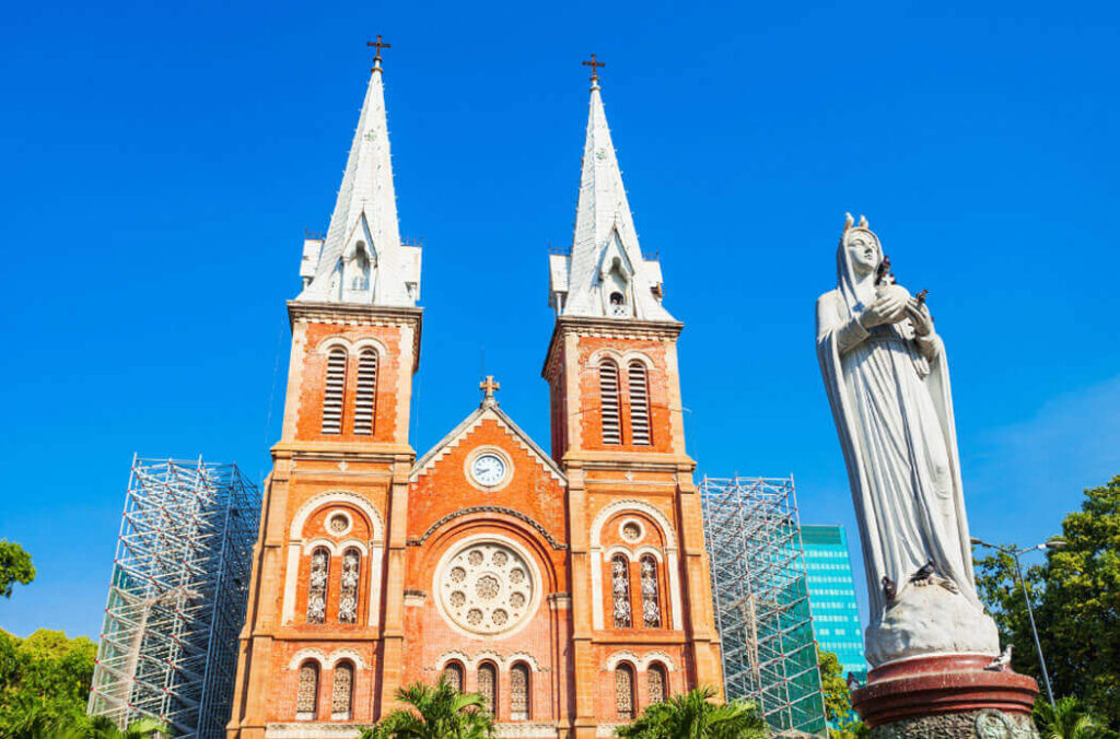 Saigon Notre Dame Cathedral Ho Chi Minh City Vietnam