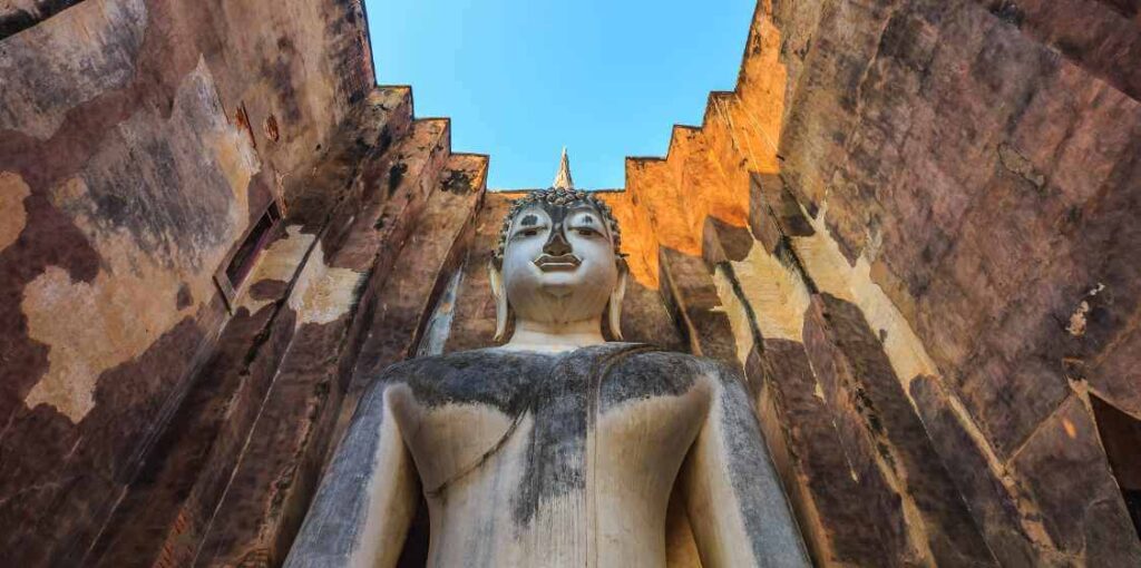 Sukhothai ancient Temple Ruin