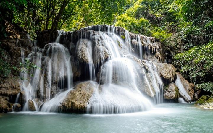 Huay Mae Khamin Waterfall Chasing Asian Waterfalls
