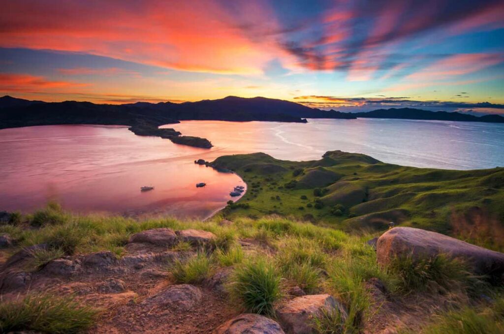 Komodo Island sunset Indonesia