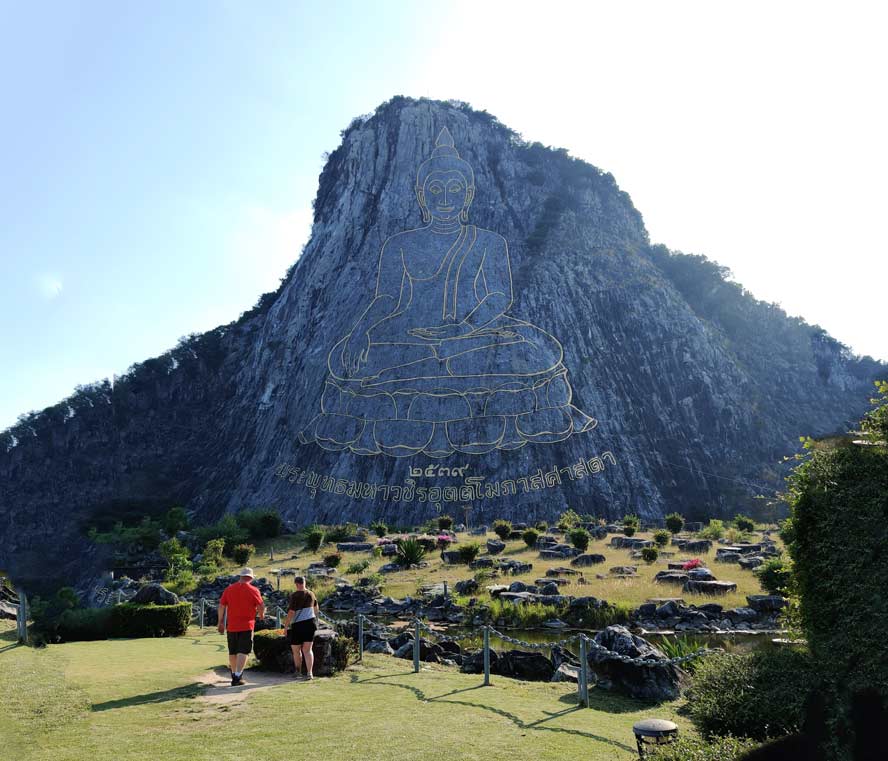 Giant Buddha Mountain near Pattaya